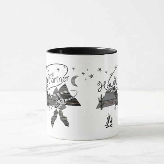 Howdy Partner - hout Mok (Midden)