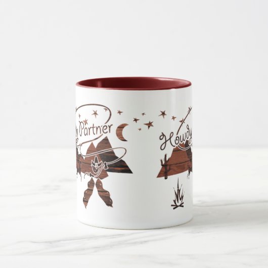 Howdy Partner - mok hout (Midden)