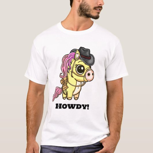Howdy Partner Pony T-shirt (Voorkant)