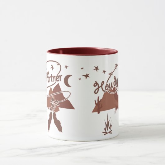 Howdy Partner - Robuuste mok (Midden)