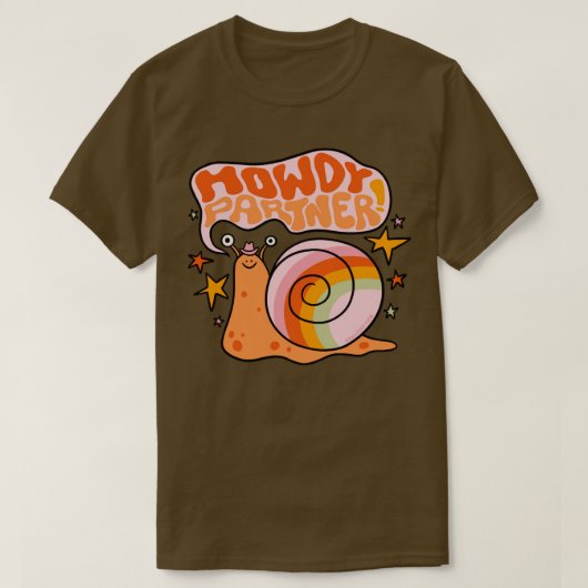 Howdy Partner T-shirt (Design voorkant)