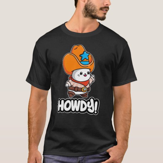 "Howdy Partner" Tshirt (Voorkant)