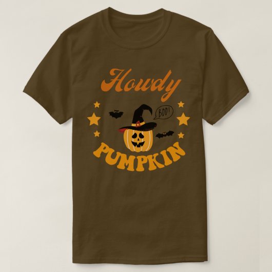 Howdy Pompoen 11 T-shirt (Design voorkant)