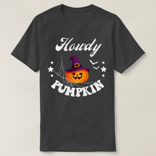 Howdy Pompoen 3 T-shirt (Design voorkant)