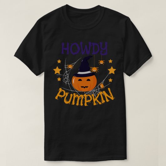 Howdy Pompoen 6 T-shirt (Design voorkant)