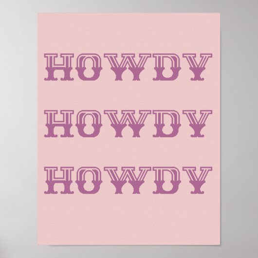 Howdy poster (Voorkant)