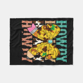 Howdy Pre-k 1st Grade Teacher Western Cowboy Cowgi Fleece Deken (Voorkant (Horizontaal))