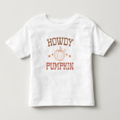 Howdy Pumpkin Kinder Shirts (Voorkant)