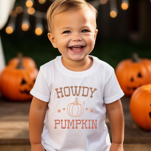 Howdy Pumpkin Kinder Shirts