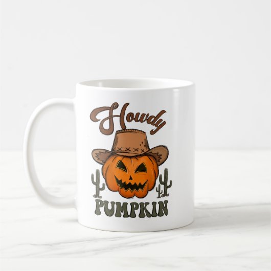 Howdy Pumpkin Koffiemok (Links)