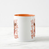 Howdy Pumpkin Retro Halloween Mok (Midden)