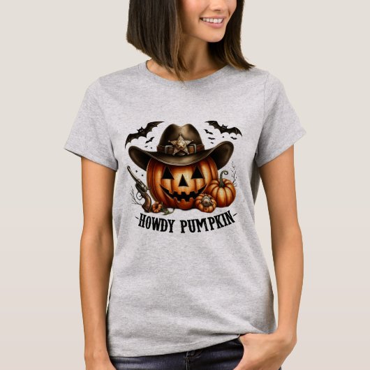 Howdy Pumpkin T-shirt (Voorkant)