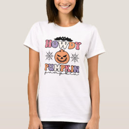 Howdy Pumpkin T-shirt | Spooky Westerne Halloween