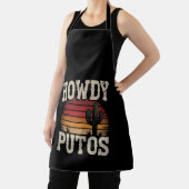 Howdy Putos Funny Cactus Retro  Schort (Insitu)