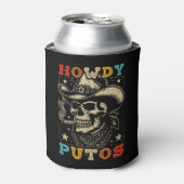 Howdy Putos Funny Skull Retro  Blikjeskoeler (Blikje Voorkant)