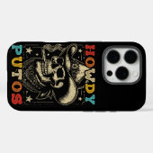 Howdy Putos Funny Skull Retro  Case-Mate iPhone Case (Achterkant (horizontaal))