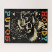 Howdy Putos Funny Skull Retro  Legpuzzel (Horizontaal)