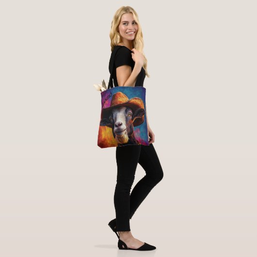 Howdy Rambo the Ram With a Side of Sass Tote Bag (Op model)
