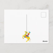 Howdy Retro Western Cowgirl Briefkaart (Achterkant)