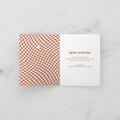 Howdy Retro Westerne Familiefoto Kerst Feestdagen Kaart (Binnen)