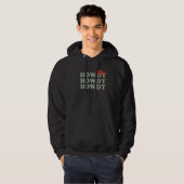 Howdy Rodeo Western land Zuid-Cowgi Hoodie (Voorkant volledig)