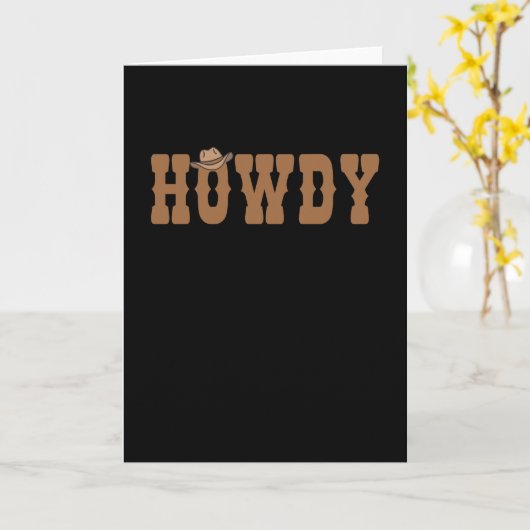 Howdy Rodeo Western Land Zuid Kaart (Gele Bloem)