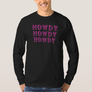 Howdy Rodeo Western Retro land Zuid T-shirt