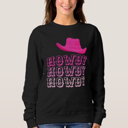 Howdy Rodeo Western Retro land Zuid Trui (Voorkant)