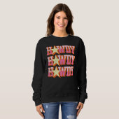 Howdy Rodeo Western Retro land Zuid Trui (Voorkant volledig)
