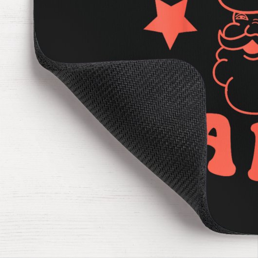 Howdy Santa Claus Retro Groovy Cowboy Western Chri Muismat (Hoek)