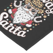 Howdy Santa Western Cowboy Rodeo kerstcadeau Korte Tafelloper (Hoek)
