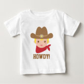 Howdy, Schattigee cowboy voor kleine jongens (Voorkant)