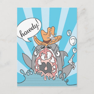 Howdy Shark Briefkaart