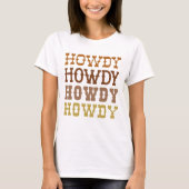 Howdy T-shirt (Voorkant)