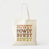 Howdy Tote Bag (Voorkant)