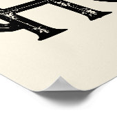 Howdy Typografie Western Wall Ranch Cabin Home Poster (Hoek)