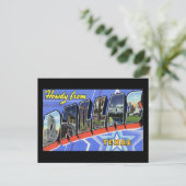 Howdy uit Dallas Texas Briefkaart (Staand voorkant)