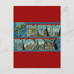  Howdy uit New York Briefkaart