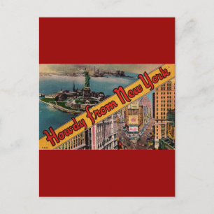 Howdy uit New York Briefkaart