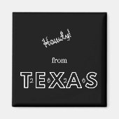 +Howdy uit Texas 2020 Magneet (Voorkant)