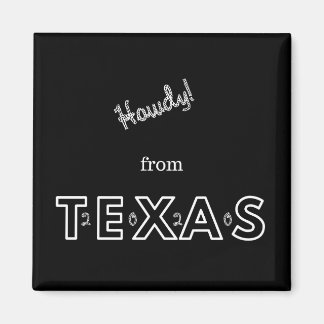 +Howdy uit Texas 2020 Magneet