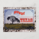 Howdy uit Texas Briefkaart (Voorkant)