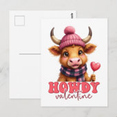 Howdy Valentijn Briefkaart (Voorkant / Achterkant)