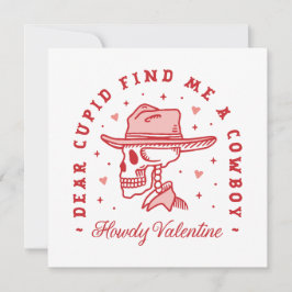 Howdy Valentijn cupido vind me een cowboy galentin