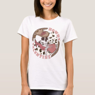 Howdy Valentijn skelet T-shirt