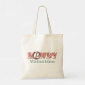 Howdy Valentijn Western land Tote Bag (Achterkant)