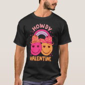 Howdy Valentine 2023 Matching Couple Costume T-shirt (Voorkant)