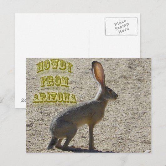 Howdy van Arizona Briefkaart (Voorkant / Achterkant)