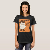 Howdy van de andere kant westerne spook grappig t-shirt (Voorkant volledig)