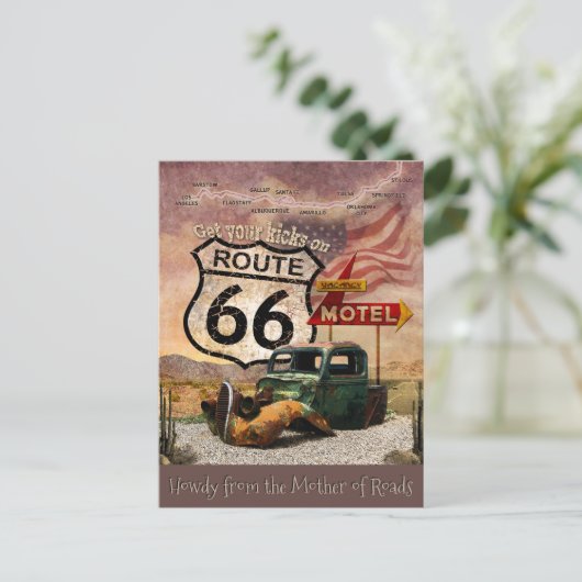 Howdy van het Briefkaart van de Moeder van Wegen (Staand voorkant)